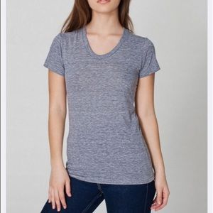 grey american apparel tri-blend short sleeve